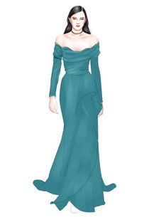 從Elie Saab 2018秋冬高定秀場汲取靈感 服裝畫與手稿應(yīng)用實戰(zhàn)教程